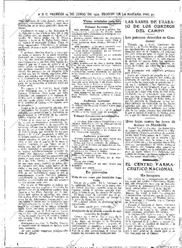 ABC MADRID 24-06-1932 página 32