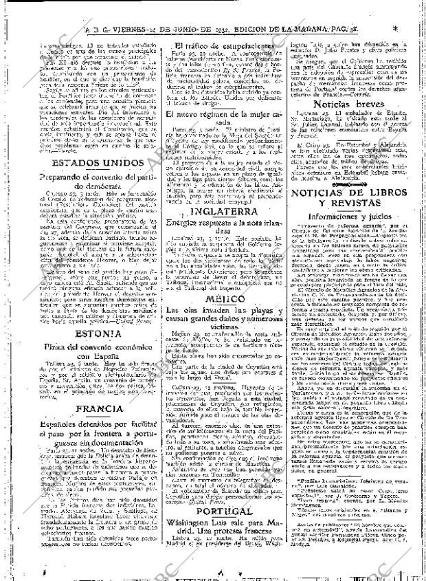 ABC MADRID 24-06-1932 página 38