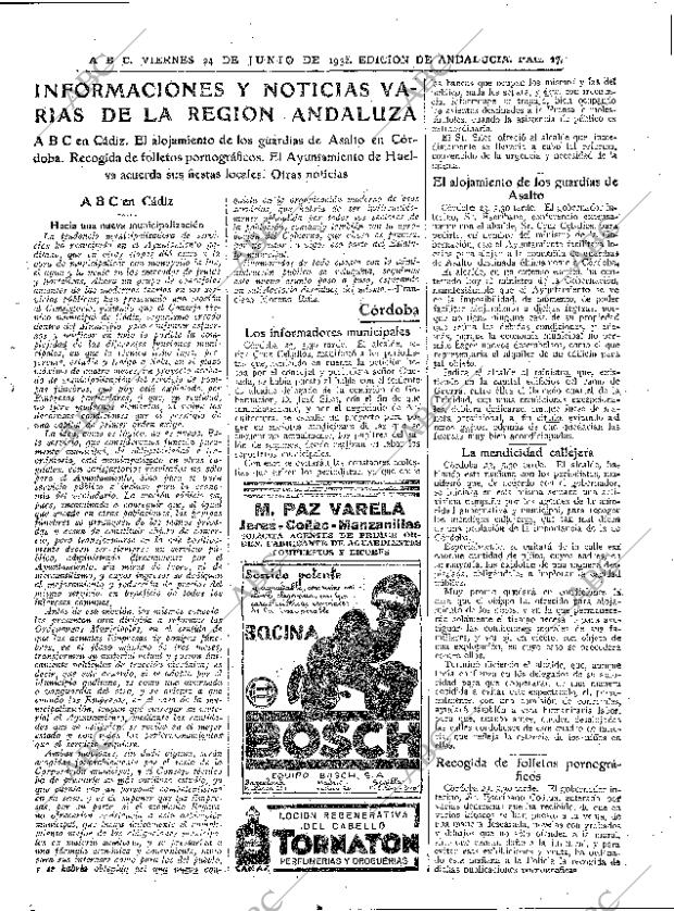 ABC SEVILLA 24-06-1932 página 27