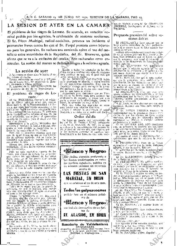 ABC MADRID 25-06-1932 página 23