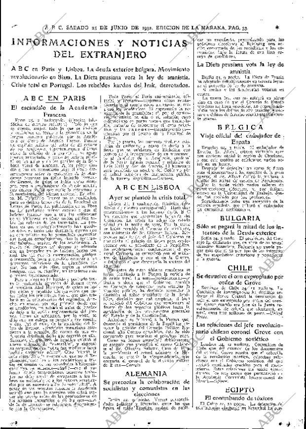 ABC MADRID 25-06-1932 página 33