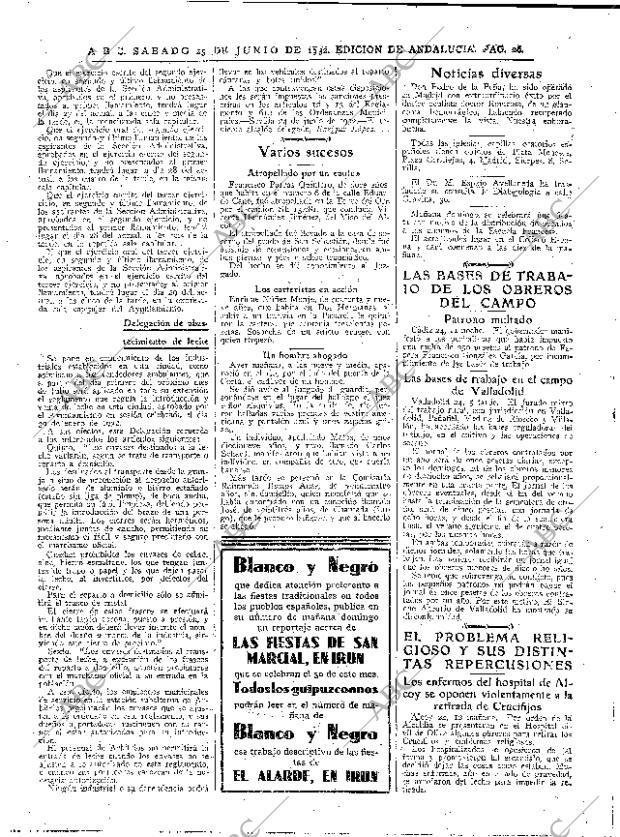 ABC SEVILLA 25-06-1932 página 26