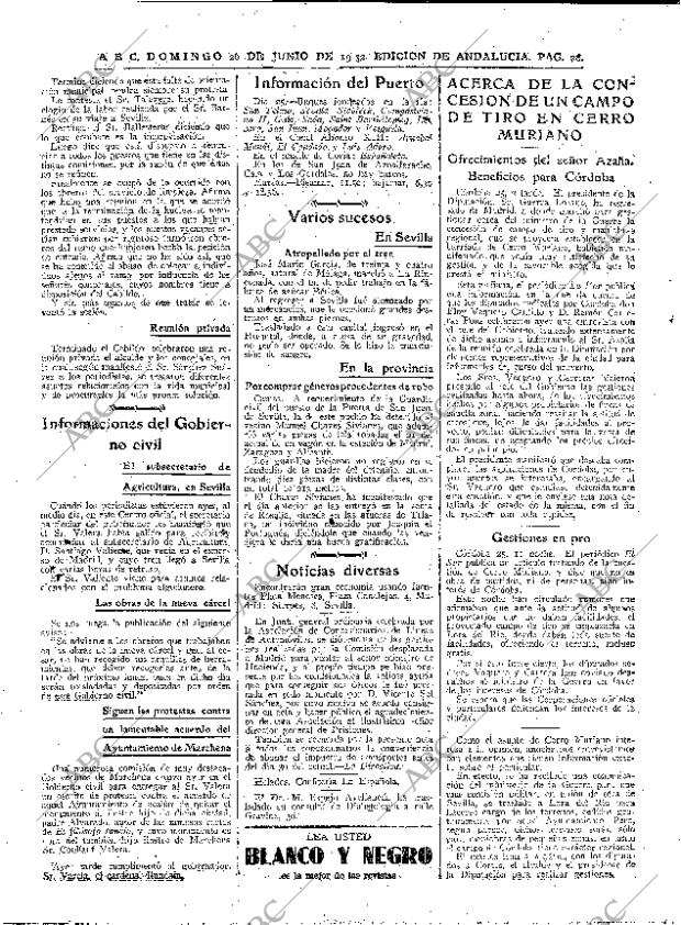 ABC SEVILLA 26-06-1932 página 28