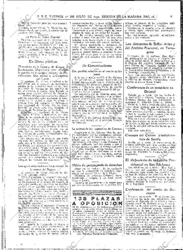 ABC MADRID 01-07-1932 página 26