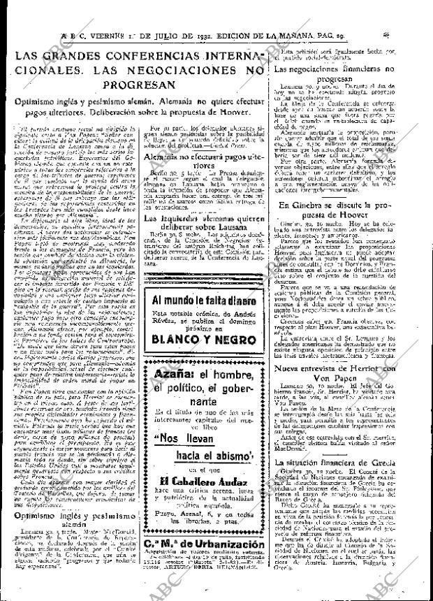 ABC MADRID 01-07-1932 página 29