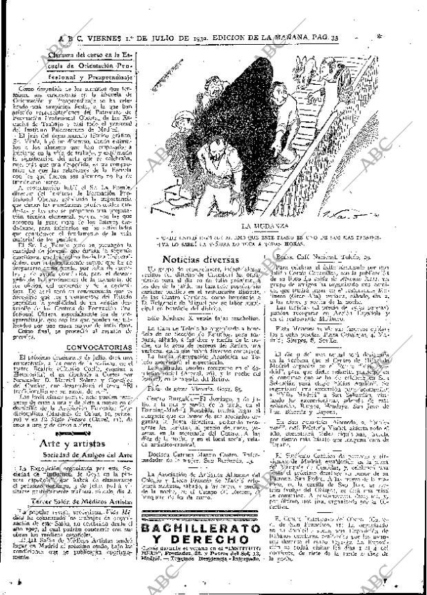 ABC MADRID 01-07-1932 página 33