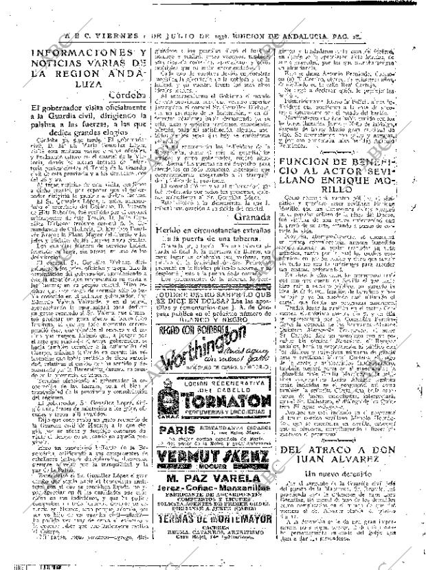 ABC SEVILLA 01-07-1932 página 32