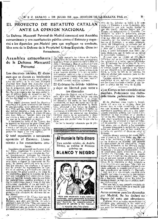 ABC MADRID 02-07-1932 página 27