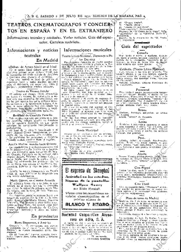 ABC MADRID 02-07-1932 página 43