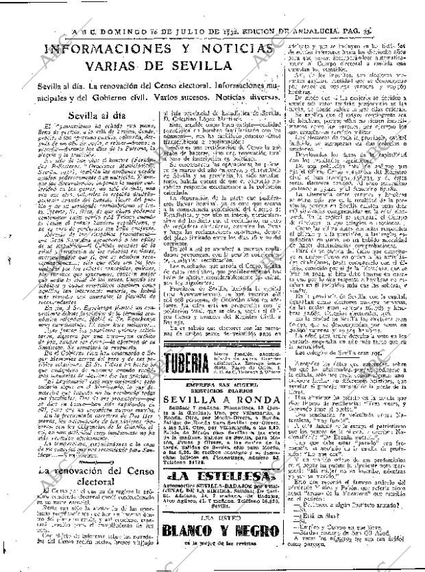 ABC SEVILLA 10-07-1932 página 33
