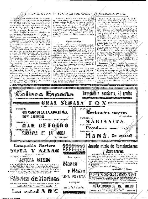 ABC SEVILLA 10-07-1932 página 50
