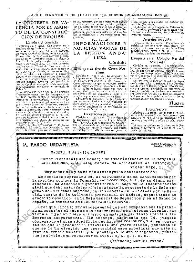 ABC SEVILLA 12-07-1932 página 30