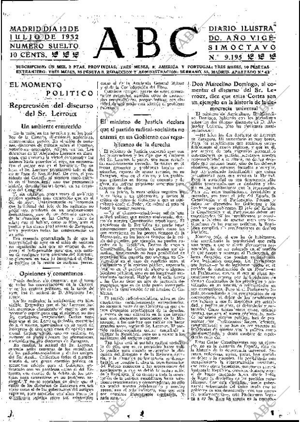 ABC MADRID 13-07-1932 página 15