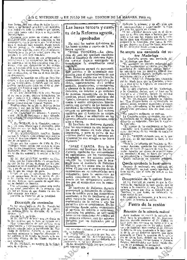 ABC MADRID 13-07-1932 página 23