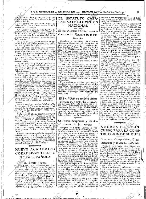 ABC MADRID 13-07-1932 página 32
