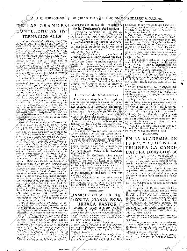 ABC SEVILLA 13-07-1932 página 30