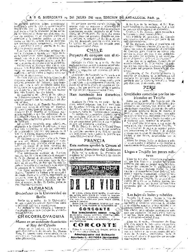 ABC SEVILLA 13-07-1932 página 34