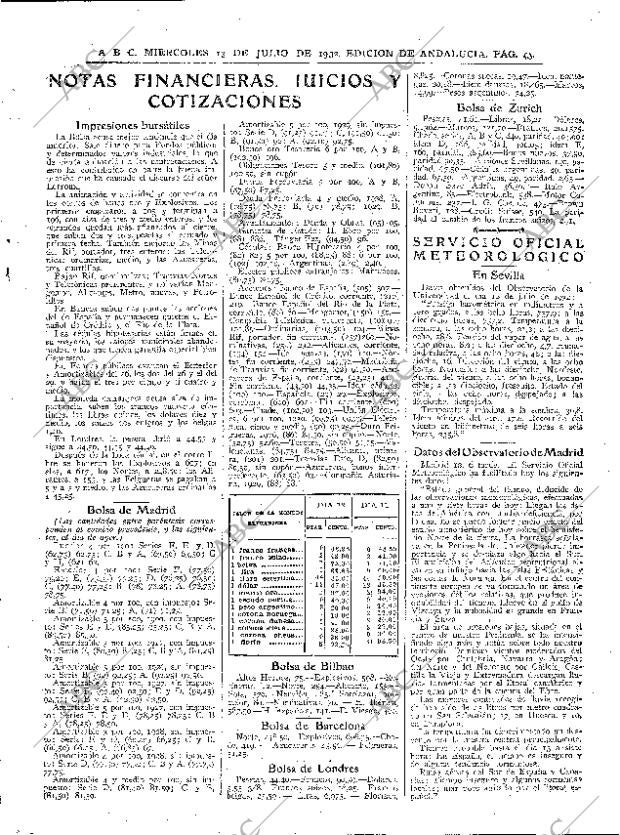 ABC SEVILLA 13-07-1932 página 43