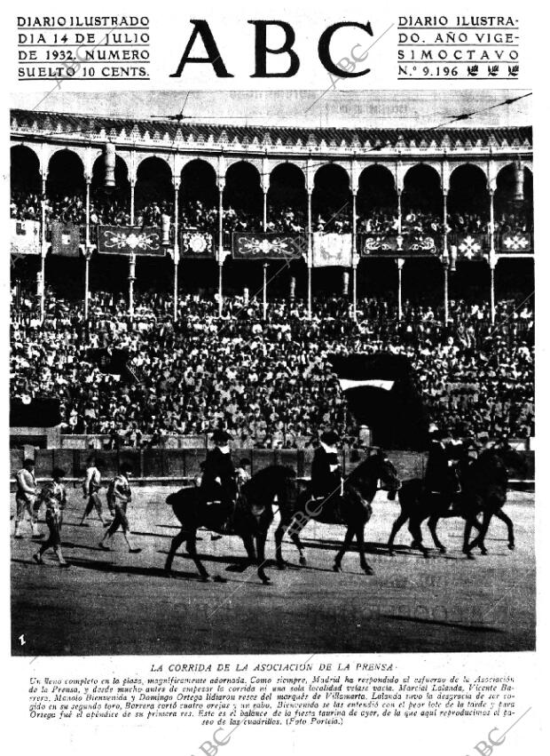 ABC MADRID 14-07-1932 página 1