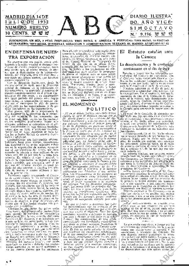 ABC MADRID 14-07-1932 página 15