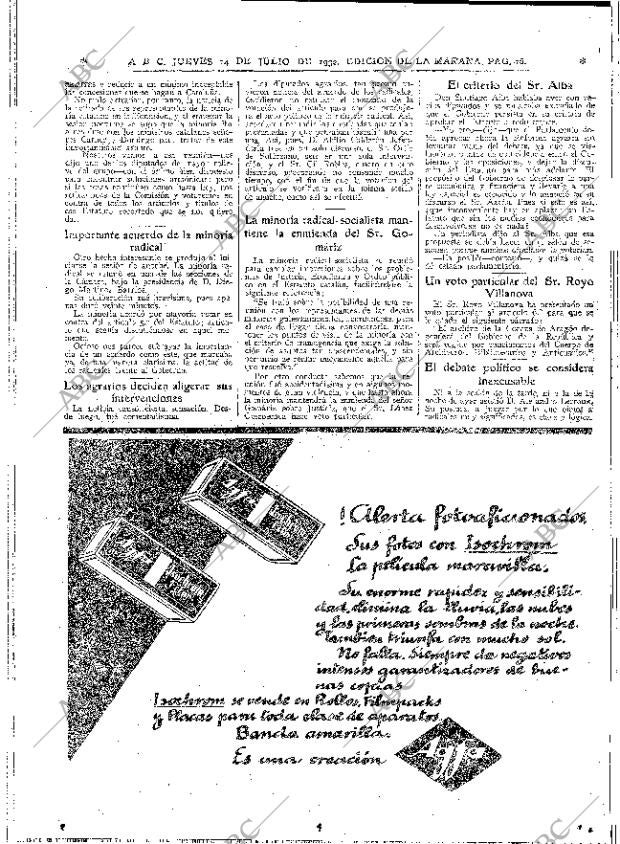 ABC MADRID 14-07-1932 página 16