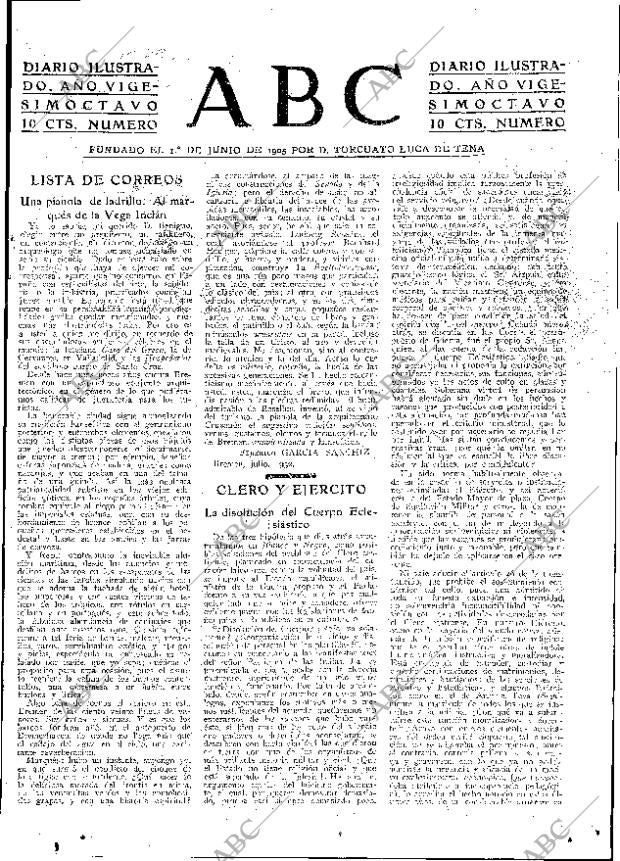 ABC MADRID 14-07-1932 página 3