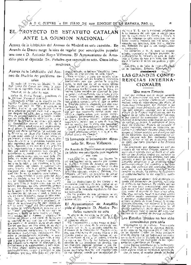 ABC MADRID 14-07-1932 página 31