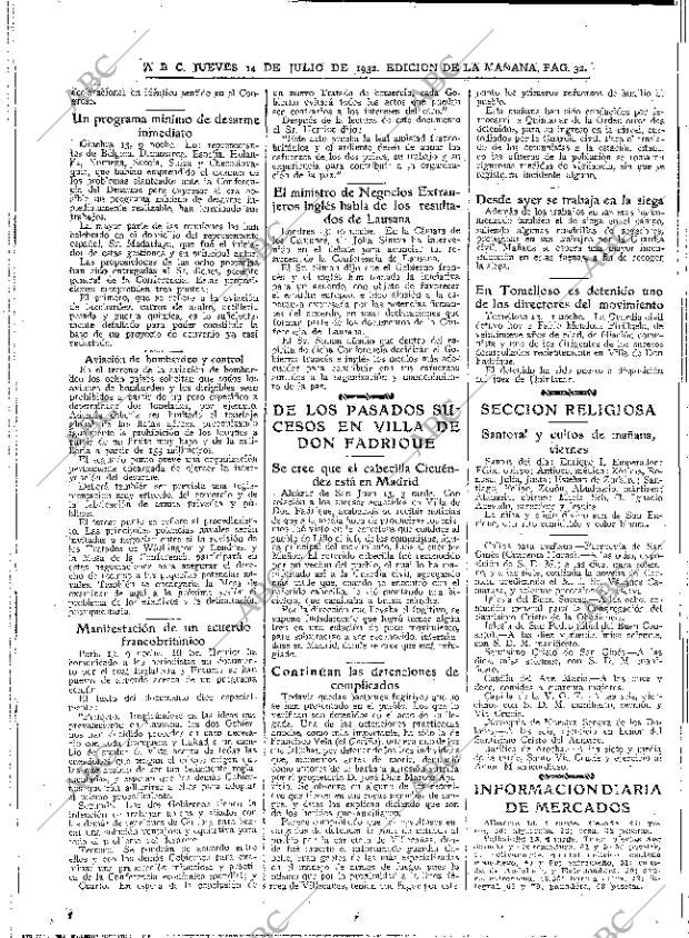 ABC MADRID 14-07-1932 página 32