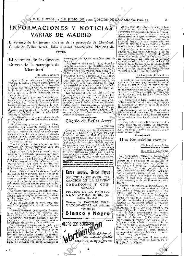 ABC MADRID 14-07-1932 página 33
