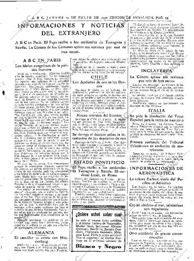 ABC SEVILLA 14-07-1932 página 33