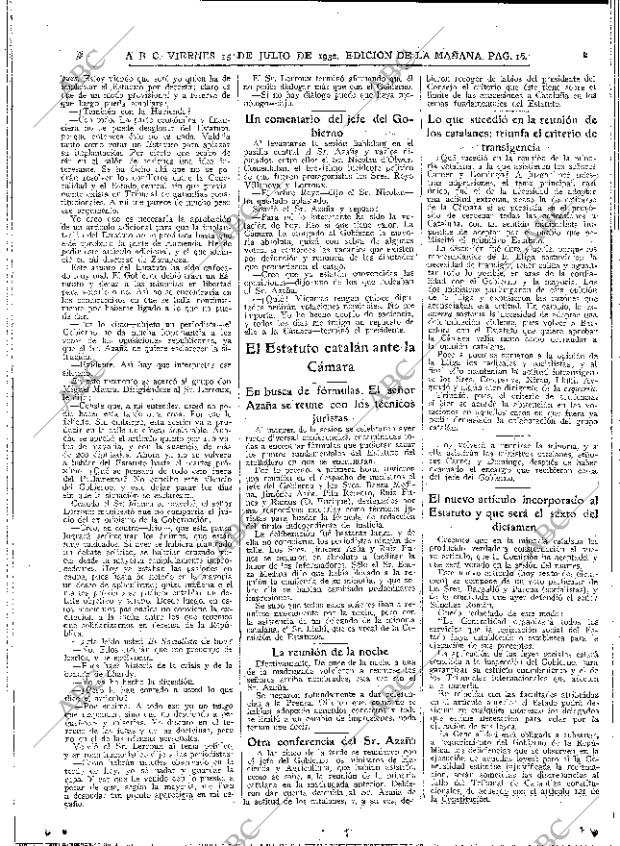 ABC MADRID 15-07-1932 página 16