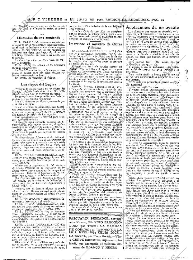 ABC SEVILLA 15-07-1932 página 22