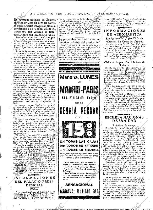 ABC MADRID 17-07-1932 página 34