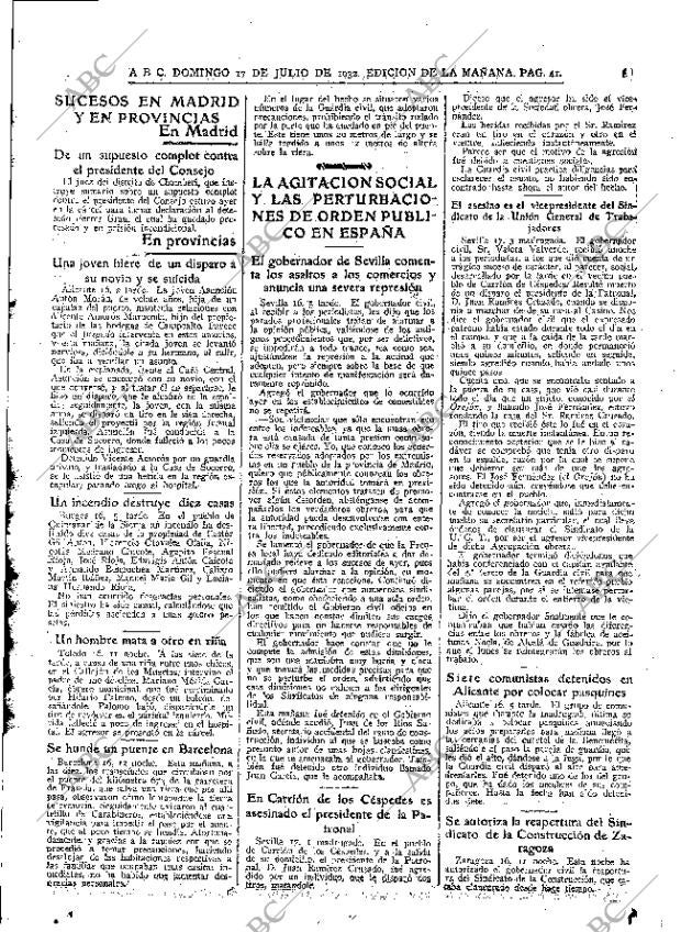 ABC MADRID 17-07-1932 página 41