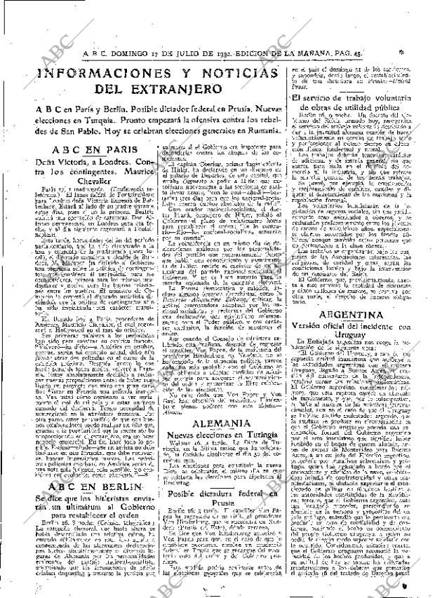 ABC MADRID 17-07-1932 página 45