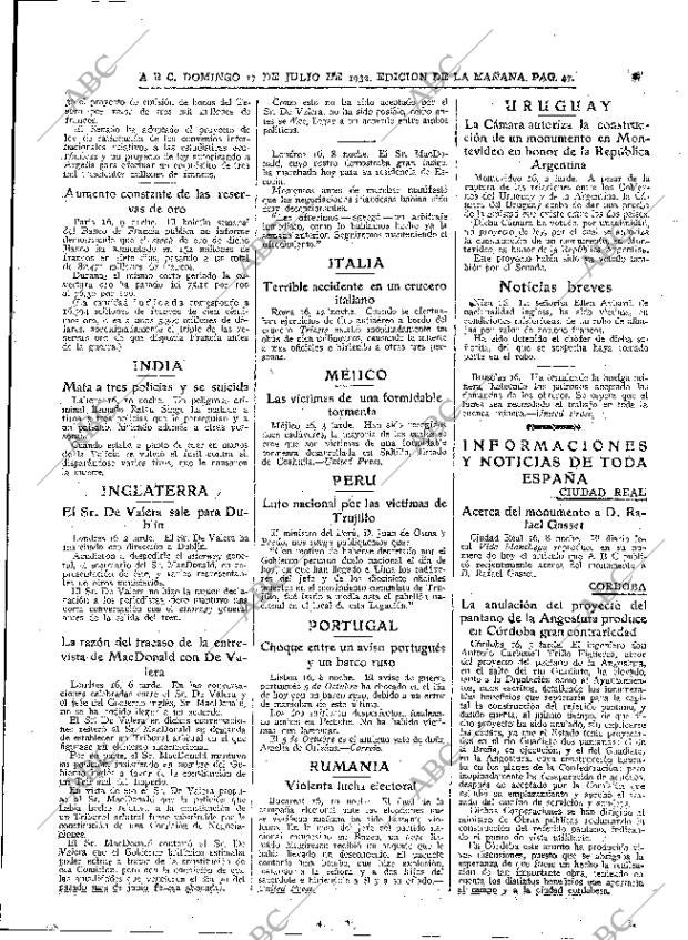 ABC MADRID 17-07-1932 página 47