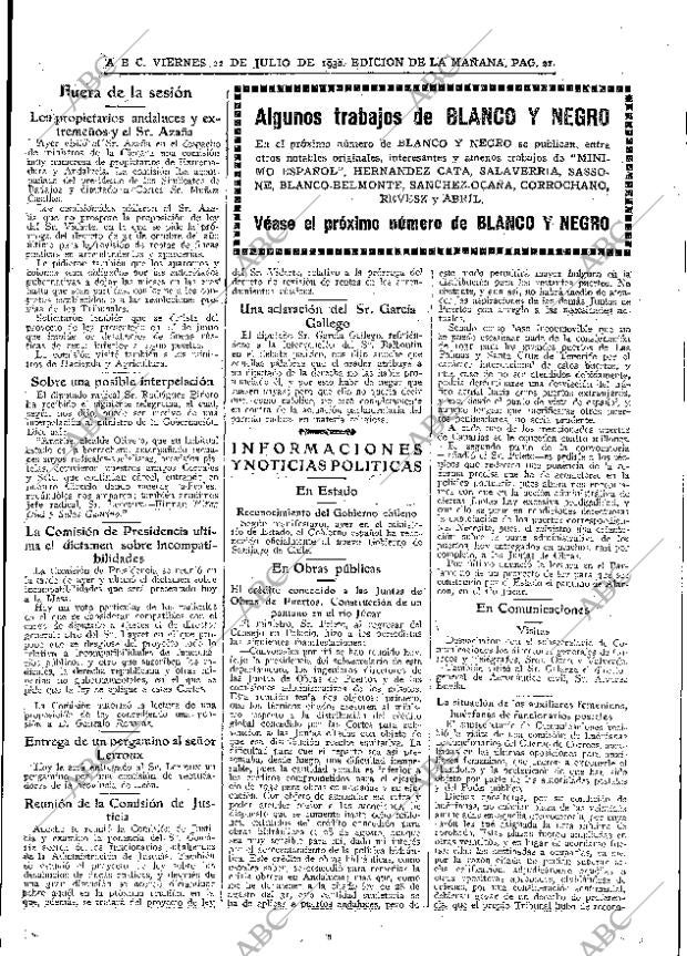 ABC MADRID 22-07-1932 página 21