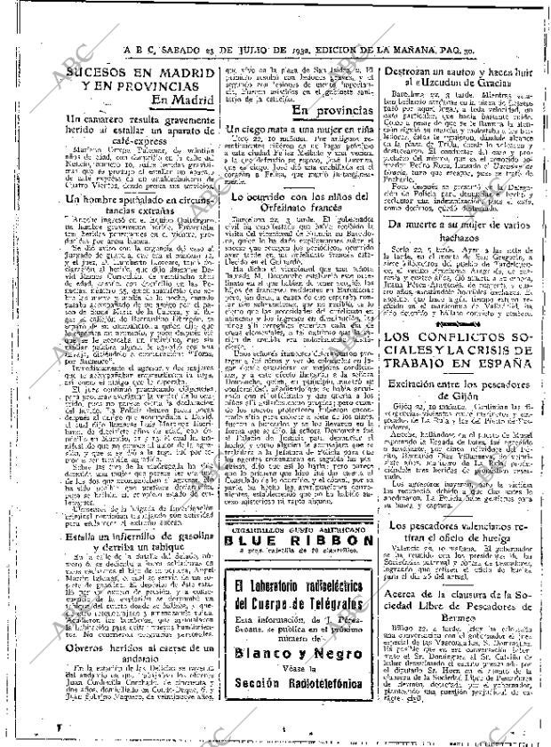 ABC MADRID 23-07-1932 página 30