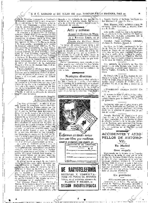 ABC MADRID 23-07-1932 página 32