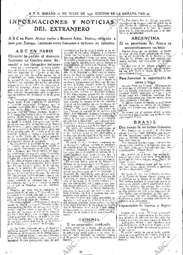 ABC MADRID 23-07-1932 página 33