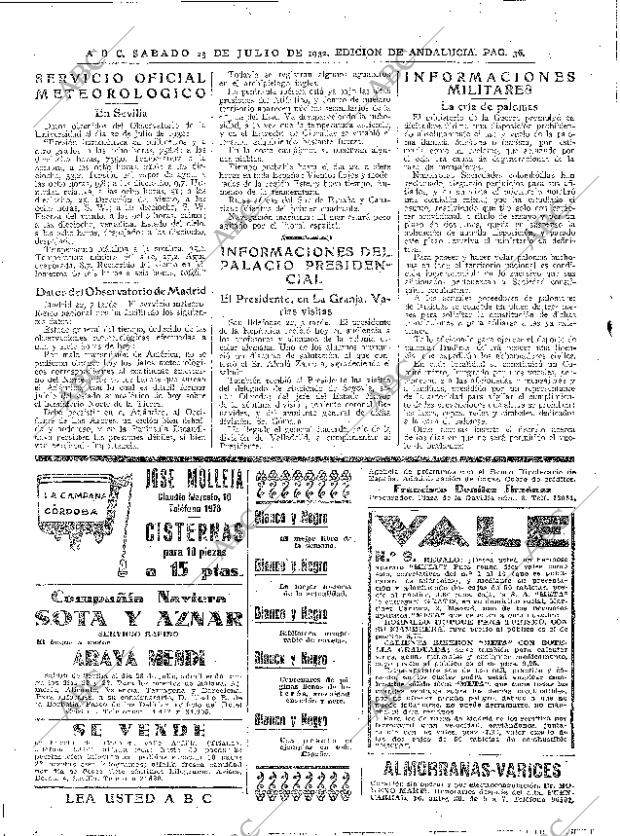 ABC SEVILLA 23-07-1932 página 36