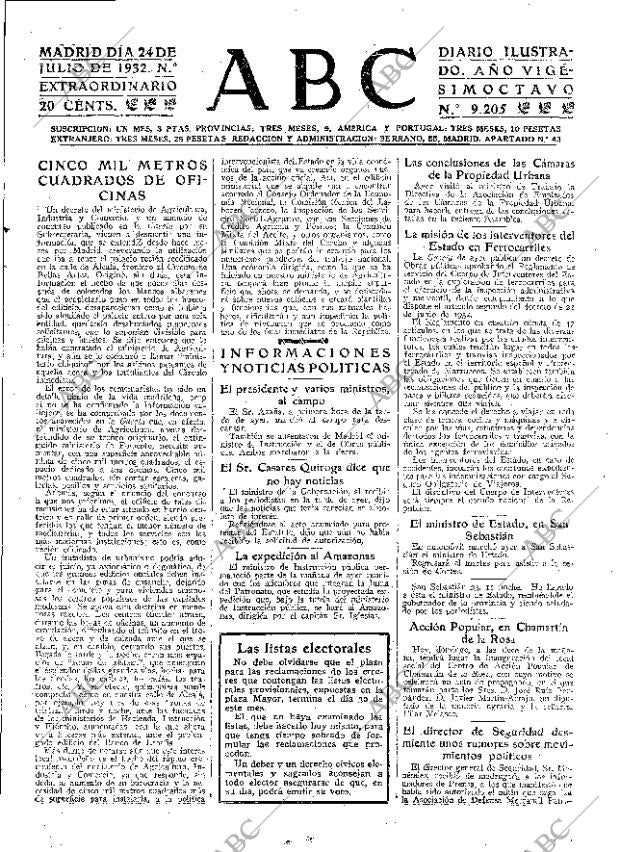 ABC MADRID 24-07-1932 página 21