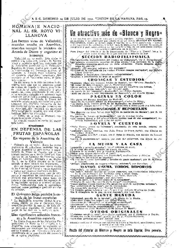 ABC MADRID 24-07-1932 página 25