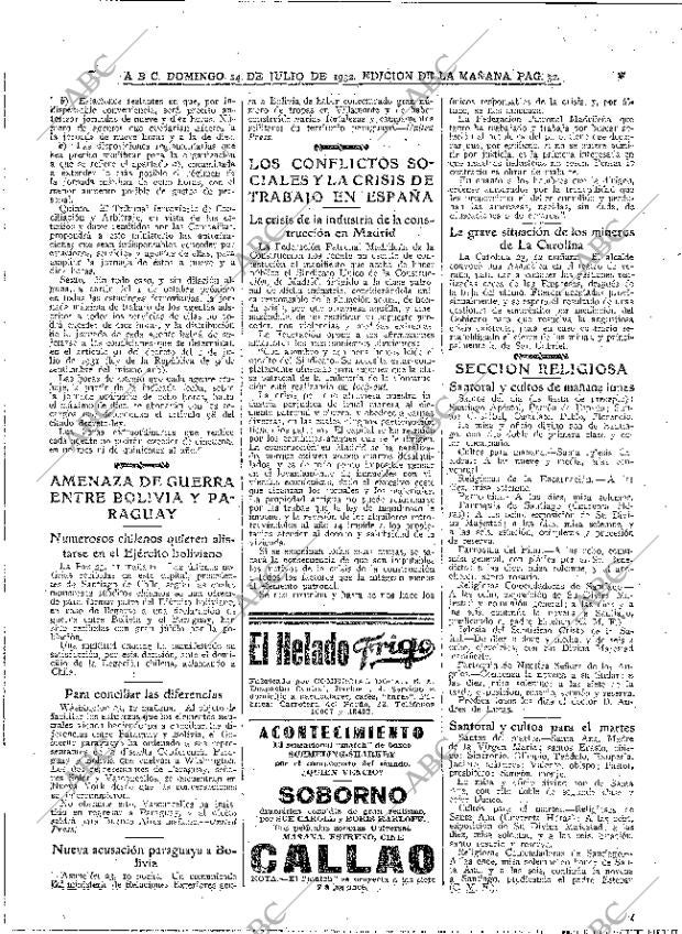 ABC MADRID 24-07-1932 página 32