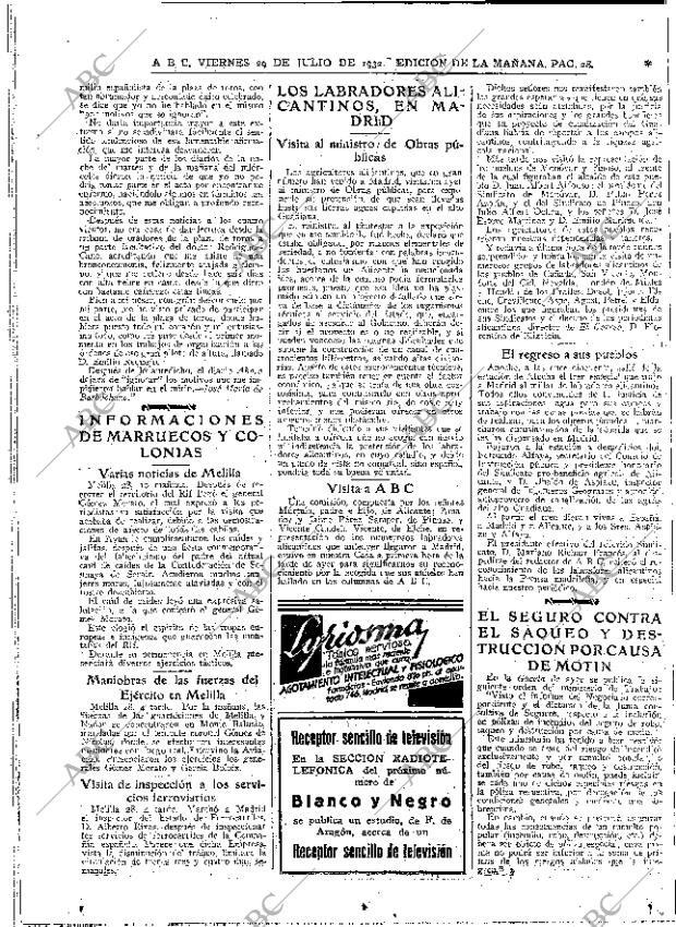 ABC MADRID 29-07-1932 página 28