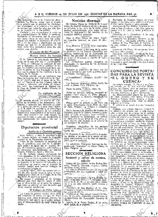 ABC MADRID 29-07-1932 página 30