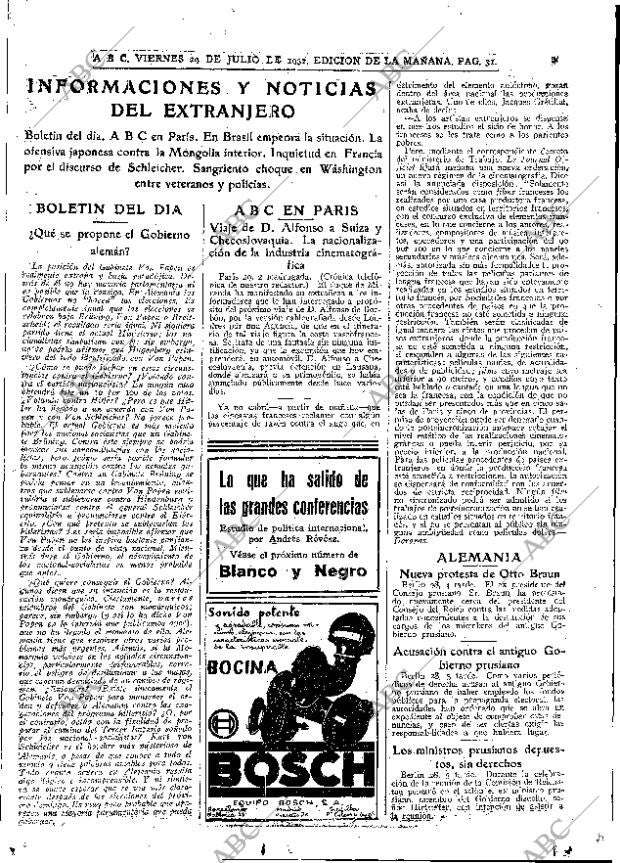 ABC MADRID 29-07-1932 página 31