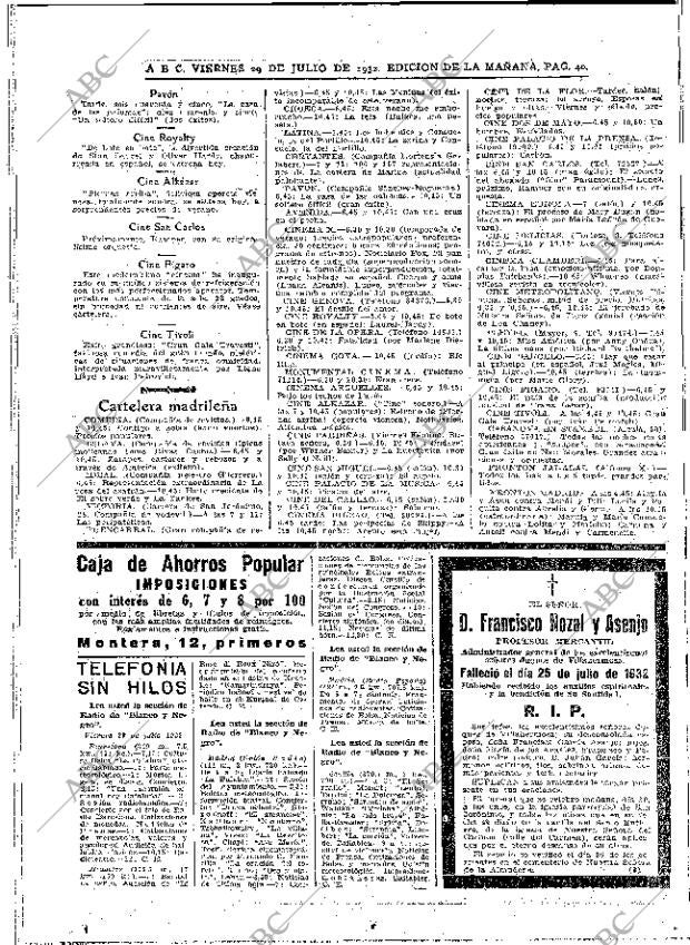 ABC MADRID 29-07-1932 página 40
