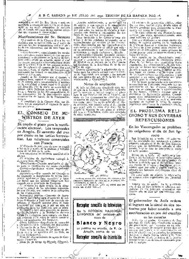 ABC MADRID 30-07-1932 página 16