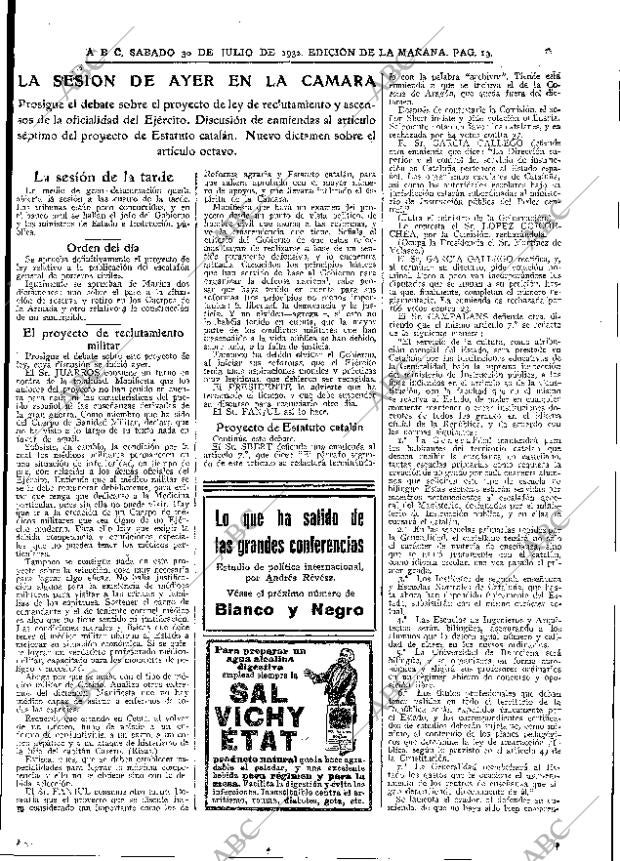 ABC MADRID 30-07-1932 página 19